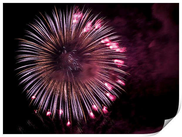 Firework Print by Laura Kenny