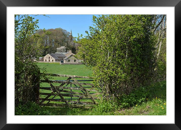 Countryside Views Lancashire Framed Mounted Print by Gary Kenyon