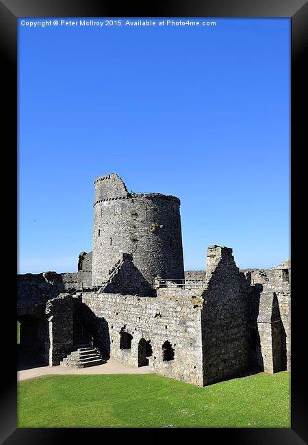  Kidwelly Castle Framed Print by Peter McIlroy