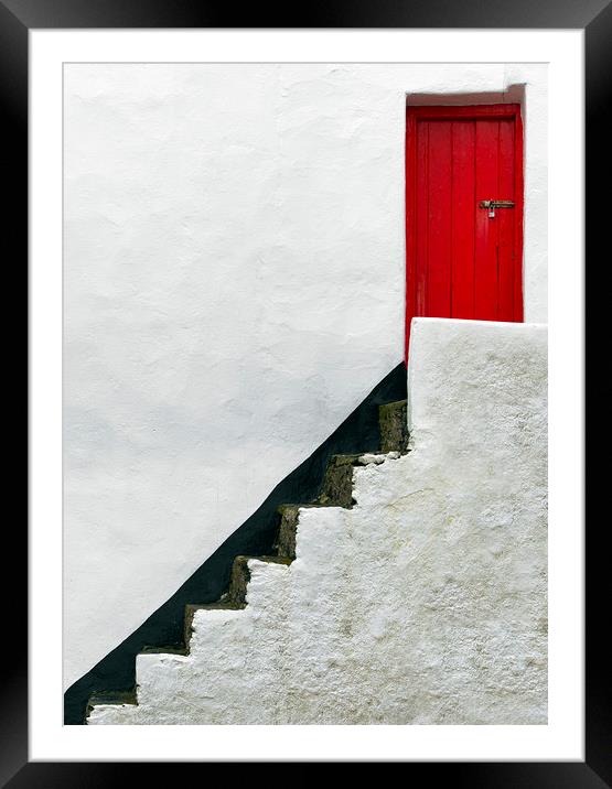  Red Door Framed Mounted Print by Svetlana Sewell