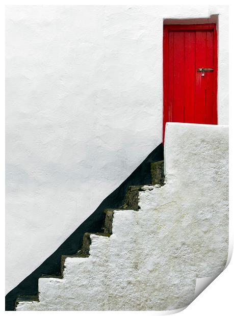  Red Door Print by Svetlana Sewell