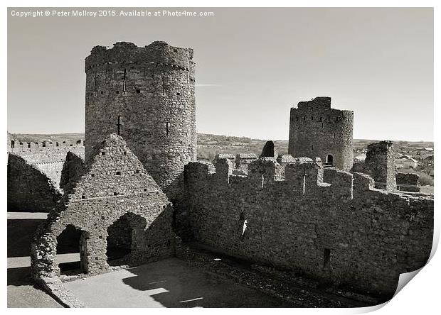  Kidwelly Castle Print by Peter McIlroy