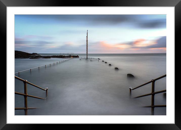  Ilfracombe Pier sunrise Framed Mounted Print by Dave Wilkinson North Devon Ph
