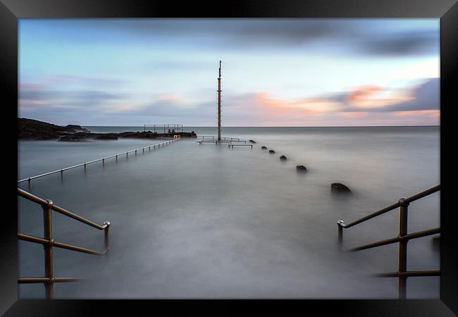  Ilfracombe Pier sunrise Framed Print by Dave Wilkinson North Devon Ph