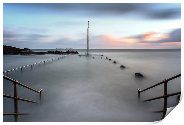  Ilfracombe Pier sunrise Print by Dave Wilkinson North Devon Ph