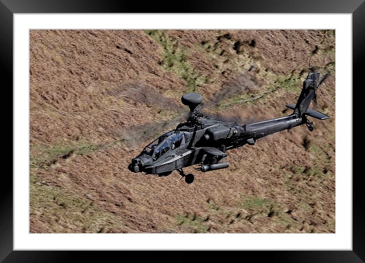  Boeing AH-64 Apache Longbow Framed Mounted Print by Rob Lester