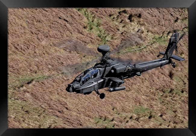  Boeing AH-64 Apache Longbow Framed Print by Rob Lester