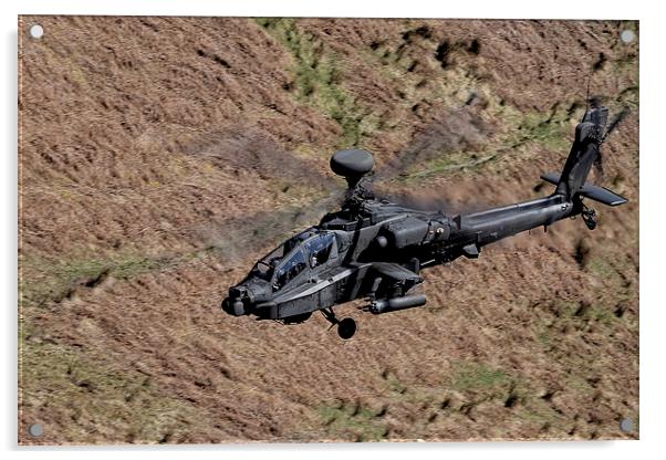  Boeing AH-64 Apache Longbow Acrylic by Rob Lester