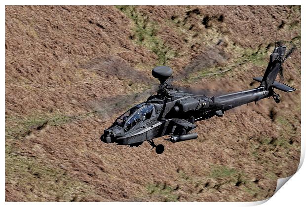  Boeing AH-64 Apache Longbow Print by Rob Lester