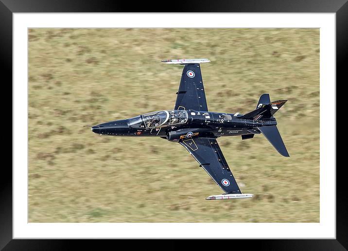  BAE hawk, Double thumbs up Framed Mounted Print by Rob Lester