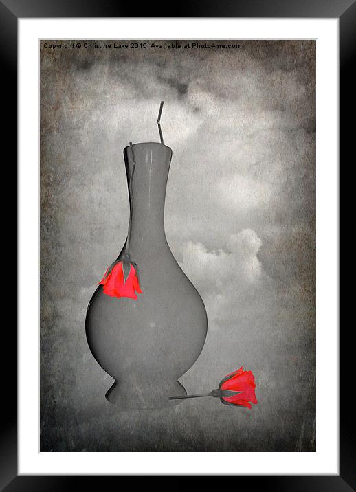  Love Me Never Framed Mounted Print by Christine Lake