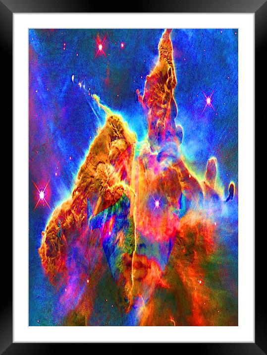  Cosmic Mind Framed Mounted Print by Matthew Lacey