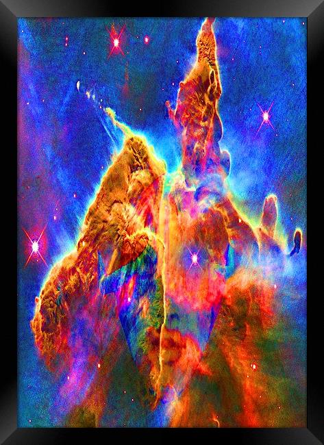  Cosmic Mind Framed Print by Matthew Lacey