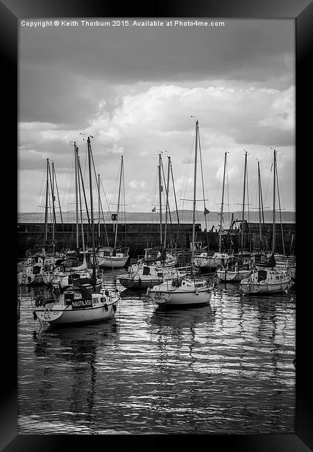 Harbour Boats Framed Print by Keith Thorburn EFIAP/b