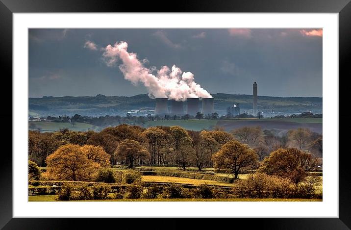 POWER AND BEAUTY IN THE COUNTRYSIDE  Framed Mounted Print by len milner