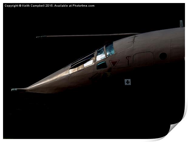  RAF Victor XM715 Print by Keith Campbell