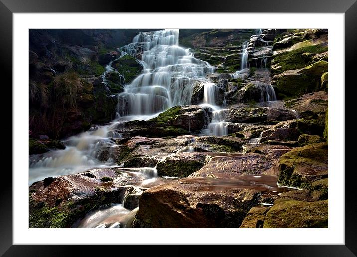  Waterfall Framed Mounted Print by Neil Ravenscroft