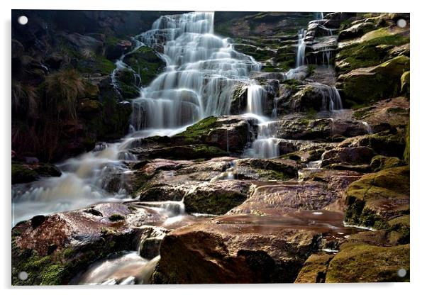  Waterfall Acrylic by Neil Ravenscroft