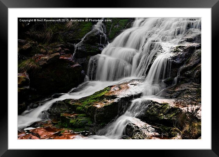 White water Framed Mounted Print by Neil Ravenscroft