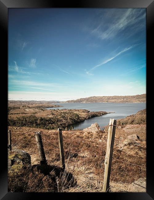Upper Loch Torridon Viewpoint Framed Print by Ellie Rose