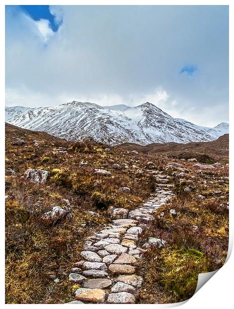 Path to the Mountain Print by Ellie Rose