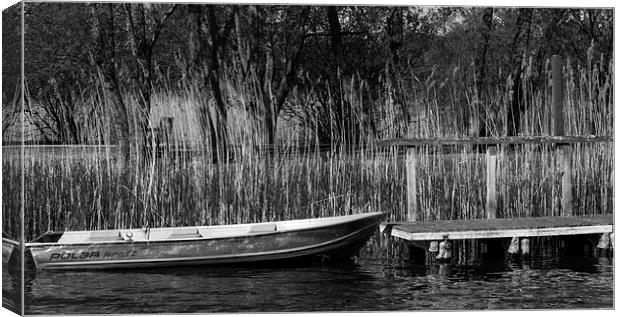  boat at rest  Canvas Print by luke perez