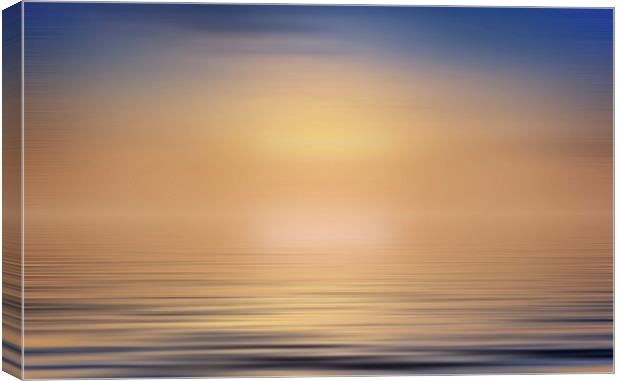 Sunrise Abstract Canvas Print by Dean Messenger