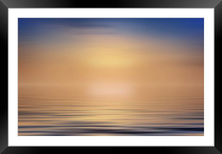  Sunrise Abstract Framed Mounted Print by Dean Messenger