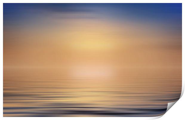 Sunrise Abstract Print by Dean Messenger