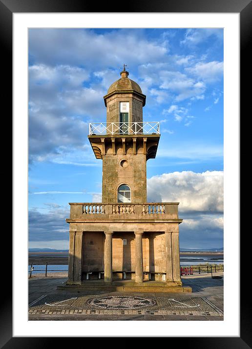 Old Light House Fleetwood Framed Mounted Print by Gary Kenyon