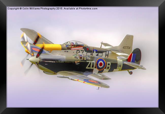  How Close ?? - Dunsfold 2014 Framed Print by Colin Williams Photography