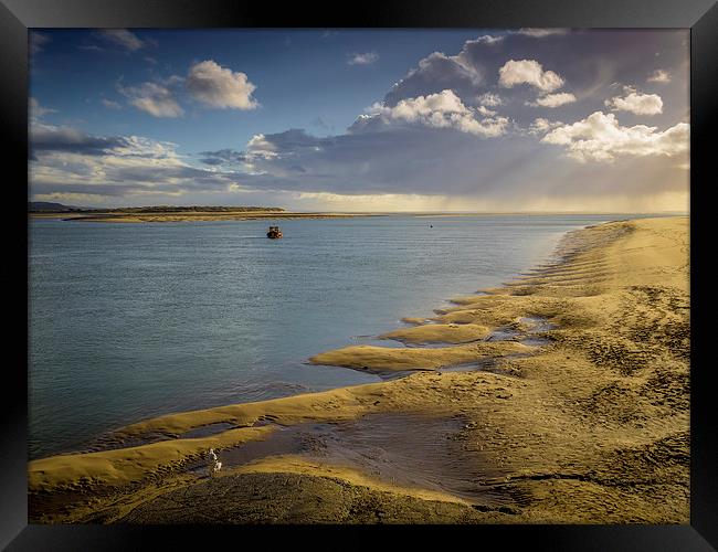 Mouth of the Dovey, Aberdovey, Wales, UK Framed Print by Mark Llewellyn
