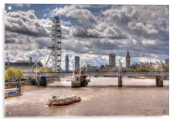  London Acrylic by Mick Vogel
