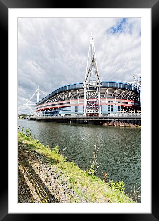 Wales Millennium Stadium Cardiff 2 Framed Mounted Print by Steve Purnell