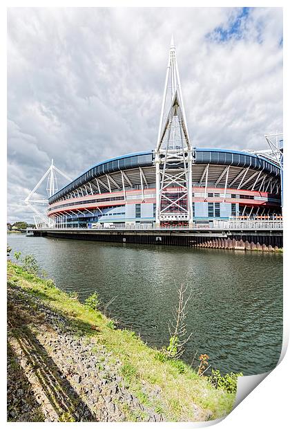 Wales Millennium Stadium Cardiff 2 Print by Steve Purnell