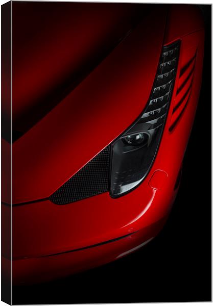  Ferrari 458 Canvas Print by Dave Wragg