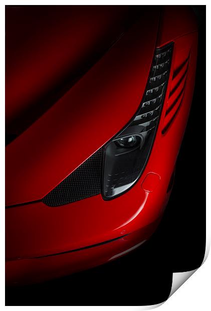  Ferrari 458 Print by Dave Wragg