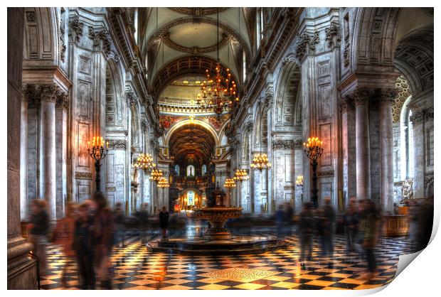  St Paul Cathedral Print by Svetlana Sewell