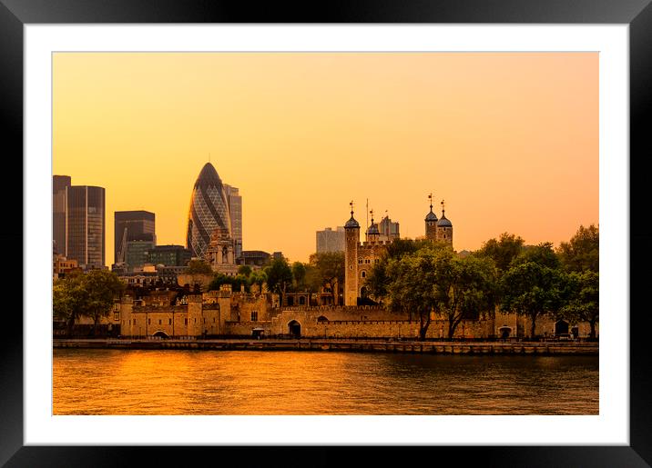  Tower of London Framed Mounted Print by Svetlana Sewell
