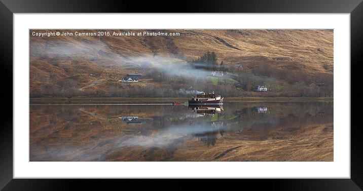  Still Morning, Loch Eil. Framed Mounted Print by John Cameron
