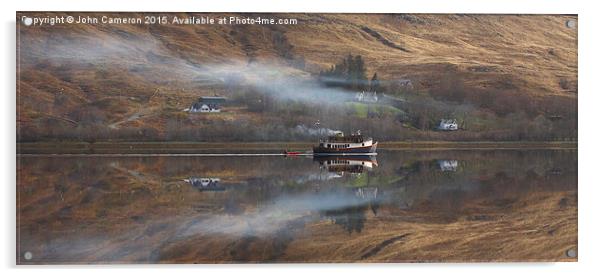  Still Morning, Loch Eil. Acrylic by John Cameron