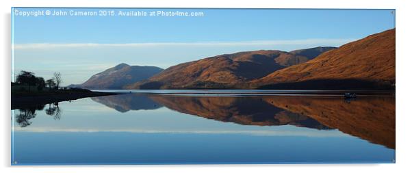  Still Morning, Loch Linnhe. Acrylic by John Cameron