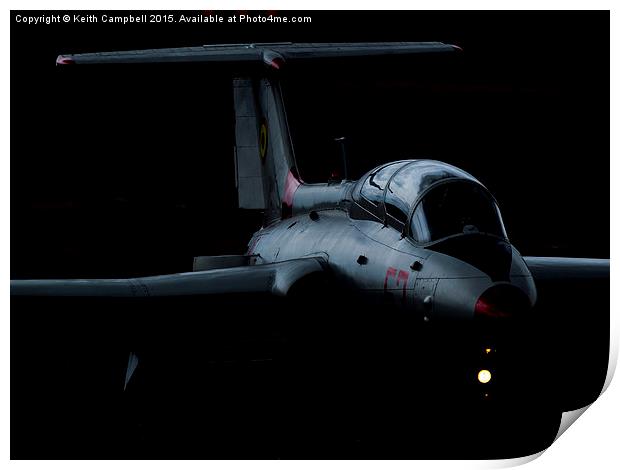 L-29 Delfin Print by Keith Campbell