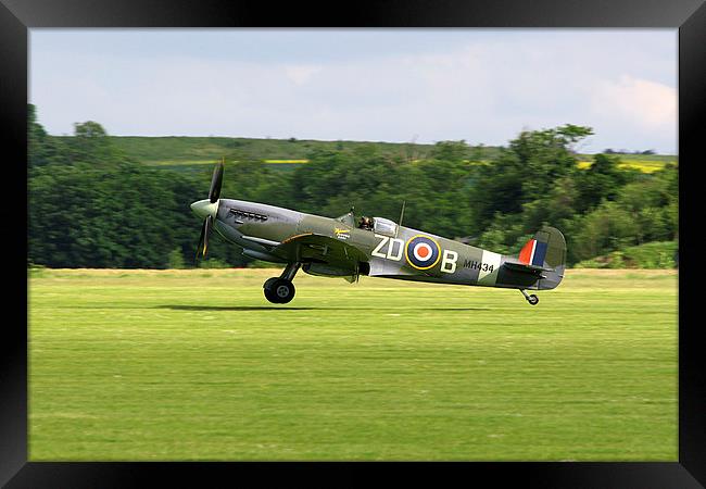  Spitfire MH434 Framed Print by Oxon Images