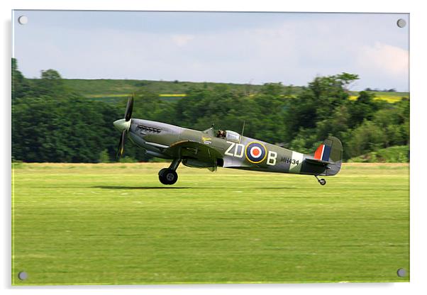  Spitfire MH434 Acrylic by Oxon Images