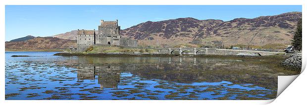 Eilean Donan Castle - Panorama Print by Maria Gaellman