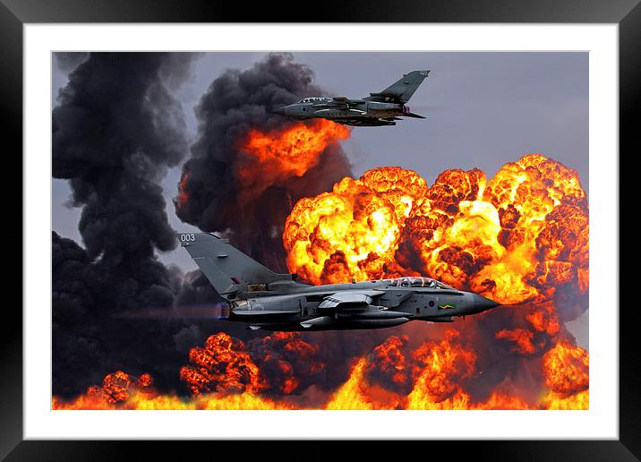 XV Squadron Tornado GR4 Role Demo Framed Mounted Print by Oxon Images