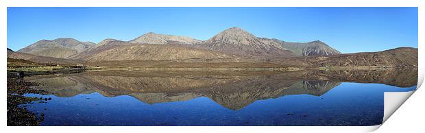 Loch Ainort reflections - Panorama Print by Maria Gaellman