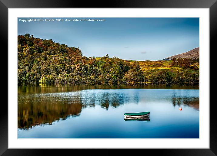  Loch Awe Reflections Framed Mounted Print by Chris Thaxter