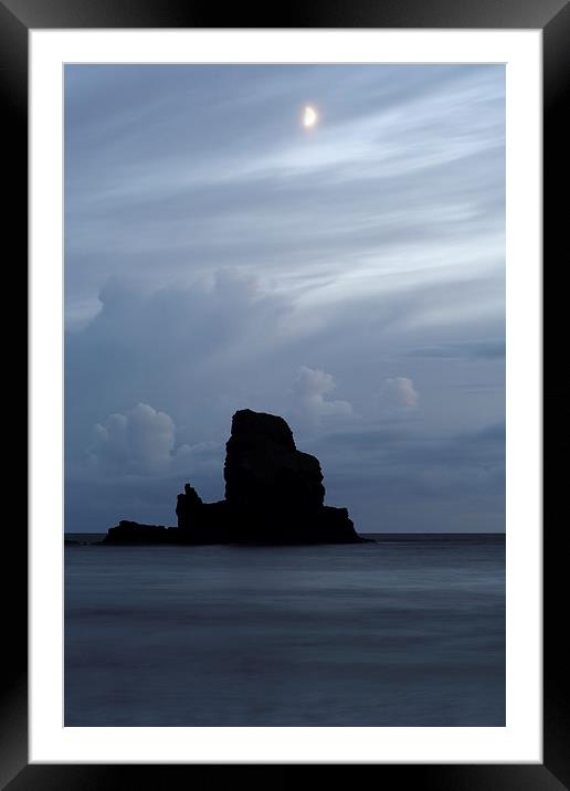 Talisker Bay at Sunset Framed Mounted Print by Maria Gaellman